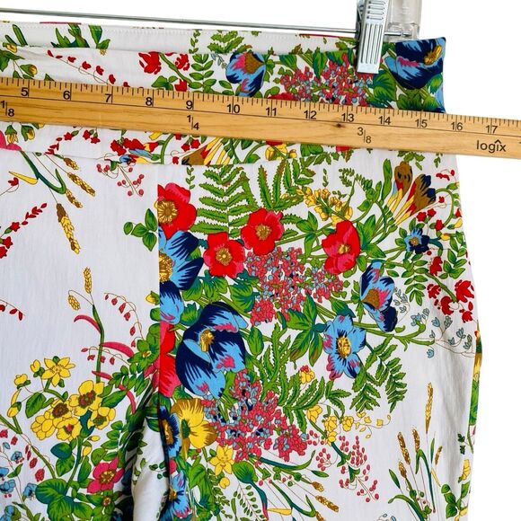 Soft Surrounding Pants Women PM Floral Flower Stretch Spring Casual Travel - Picture 3 of 5